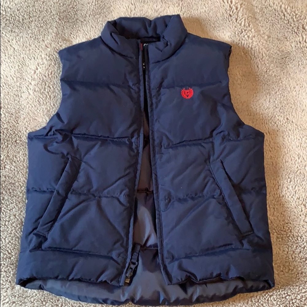 Chaps Navy Blue Puffer Vest Boys Size 4 - Picture 1 of 3
